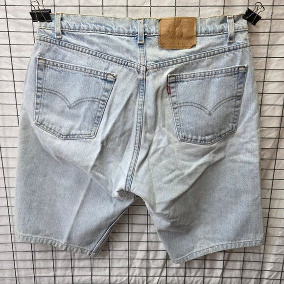 Vintage Levis 505 Denim Shorts 36 USA Made - Picture 4 of 5